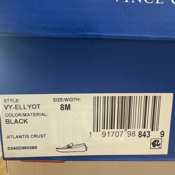 Vince Camuto Mens Ellyot Loafer Black Size 8 M - Picture 6 of 6